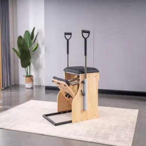 Factory Professional Custom Color Yoga Pilates Studio Fitness Equipment Oak Wood Pilates Chair Stability Chair