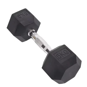 Factory Rubber Hex Dumbbell Set with Custom Logo, 2-50 kg, Cast Iron