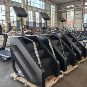 Factory Sale Commercial Stair Gym Fitness Equipment for Bodybuilding Electric LED Screen Stair Master Machine