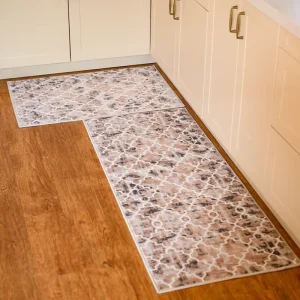 Factory Sale Kitchen Mat Water and Oil Absorbent Foot Mat Machine-Washable Stain-Resistant Non-Slip Anti-Fall Mat