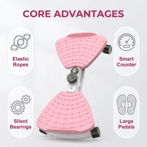 Factory Smart Twist Board High Stability Waist Twister with Resistance Bands Silent Dual Bearings OEM
