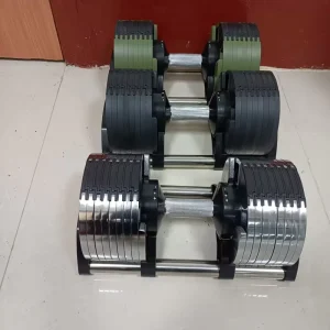 Factory Supplied Weight Lifting Fitness Equipment Customized Adjustable Dumbbell Set