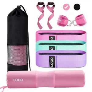 Factory Supplier Exercise Equipment Ankle Straps Lifting Straps Neck Pad Women and Men Yoga Gym Fitness Set