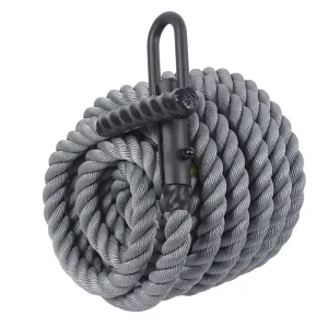 Factory Supplies High strength Nylon Sled Pull Ropes 50ft Adjustable Comfortable Grip Fitness Resistance Training