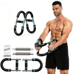 Factory Supply Adjustable Dual-Use Steel Spring Arm Twister Chest Expander Forearm Strength Trainer