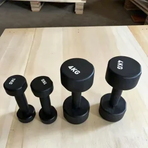 Factory Supply Eco friendly TPU Dumbbells Silent Anti Roll Hand Weights for Commercial Gym Home Women Kids Light Training