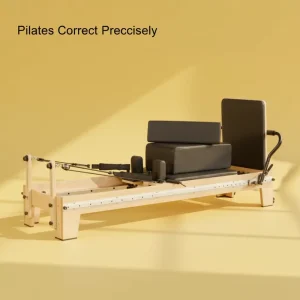 Factory Supply Full Track Pilates Reformer MJD W46 Solid Oak Fitness Bed