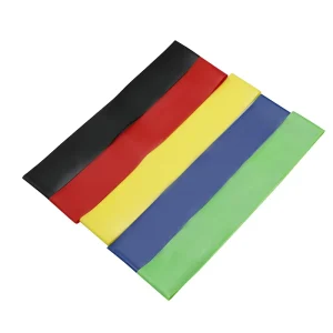 Factory Supply Heavy-Duty High-Elastic Mini Fitness Resistance Loop Bands Set with Custom Color Logo for Home Workout Gym