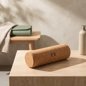 Factory Supply High Density Composition Cork Foam Roller for Fitness and Massage 15x5cm