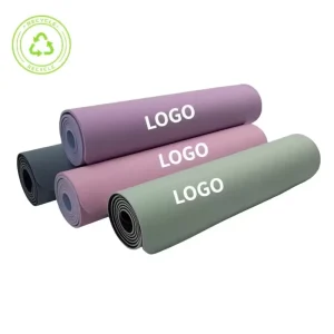 Factory Supply Manufacturer Durable Custom Logo Printed Non-Slip Gym Exercise Fitness Eco-Friendly TPE Yoga Mat