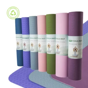 Factory Supply Manufactures Custom Print Non Slip 6mm Thick 183x61cm Durable Gym Eco Friendly Yoga Mat