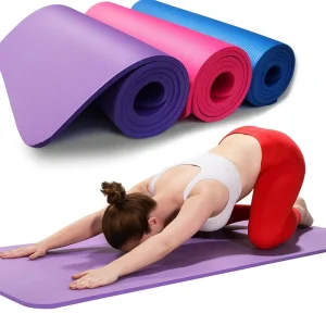 Factory Supply Manufactures Custom Print Non Slip 8mm 10mm 15mm Thick Gym Exercise Eco Friendly NBR Yoga Mat