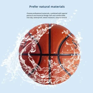 Factory Supply Model Yc lq 005 No.5 PU Basketball Indoor Outdoor Training for Children Adults Primary Secondary School