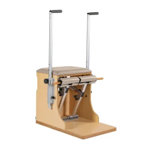 Factory Supply Oak Wood Pilates Chair with Handles, Springs, and 4 Spring Positions