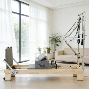 Factory Supply Oak Wood Pilates Reformer Equipment Set with Tower for Commercial Yoga Studios CE USA Use