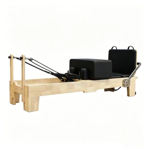 Factory Supply Oak Wood Pilates Reformer Portable Adjustable Pilates Equipment