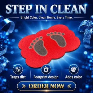 Factory Supply Outdoor Silk Ring Anti-Slip PVC Entrance Door Mat for Home, Indoor Kitchen, and Toilet
