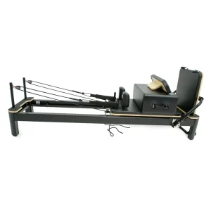 Factory Supply Pilates Reformer with Black Aluminum Frame