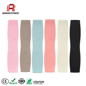 Factory Supply Silicone Glute Bands, 10-50 lb, Heavy Duty, Non-Roll, for Pilates and Yoga Training
