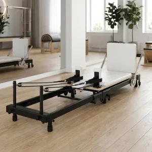 Factory Supply Steel Folding Pilates Reformer with Wheels
