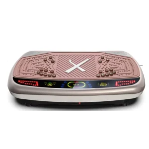 Factory Supply Vertical Portable Whole Body Vibration Plate Exercise Machine, Iron and ABS