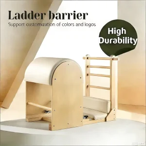 Factory Supply Wooden Pilates Ladder Barrel Equipment for Gym, Fitness, and Yoga