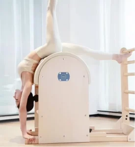 Factory Supply Wooden Pilates Ladder Barrel Equipment for Gym, Fitness, and Yoga