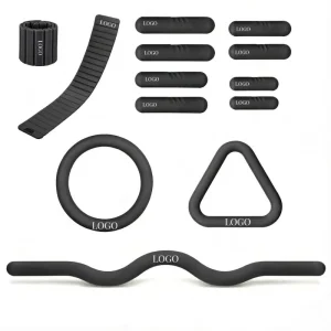Factory Supply Yoga Ring 15LB 25LB Barbell Bar Pilates Silicone Dumbbell Mat Yoga Equipment for Women Men Practice Bag