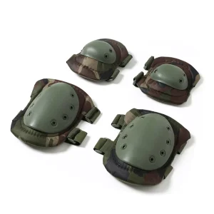 Factory Tactical Protective Knee Elbow Pads Set Outdoor Sports Safety Gear for Cycling Skating CS War Game Training