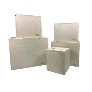 Factory Wooden Plyometric Jump Box for Home Gym Fitness