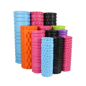 Factory YHT-036 33cm Eco-Friendly EVA Hollow Fitness Foam Shaft Mace Muscle Relaxation Yoga Column Roller