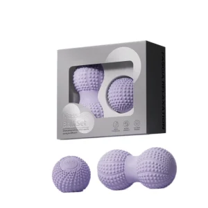 Fascia Massage Ball Set with Peanut Double Ball and Single Ball for Muscle Relaxation and Rehabilitation Training