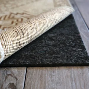Felt Rubber Area Rug Underlay Anti-Bunching Floor Mat for Living Room