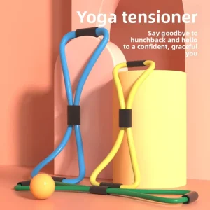 Figure 8 Resistance Band Soft Foam Handle TPE Elastic Chest Expander Yoga Pilates Stretch Training Fitness Pull Rope