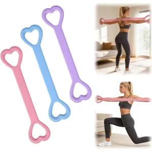Figure 8 Resistance Bands Elastic Silicone Bands for Arm, Back, and Shoulder Training