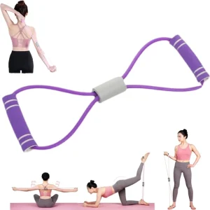 Figure 8 Silicone Resistance Bands for Leg and Upper Body Workouts