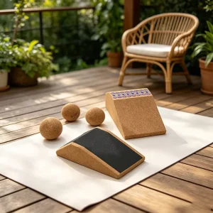 Fine Grain Cork Massage Ball High Density Eco Friendly Custom Logo Myofascial Release Yoga Fitness OEM ODM Supplier
