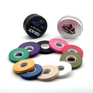 Finger Tape 8mm 1cm Cotton Zinc Oxide BJJ Athletic Tin Box Set Strong Adhesive Removable Breathable for Jiu Jitsu
