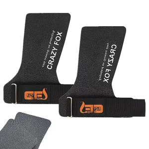 Fingerless Rubber Anti-Slip Gymnastics Hand Grips Palm Guards for Weightlifting Kettlebells Powerlifting