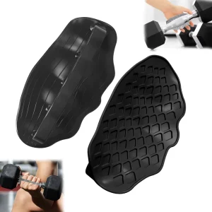 Fingerless Workout Gym Grips and Gloves for Men and Women with Palm Protection