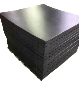 Fireproof Rubber Floor Mat ROHS 15% EPDM + 85% SBR Gym Flooring