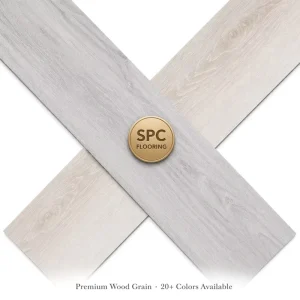 Fireproof SPC Click Flooring, Stone Plastic Composite Flooring for Gym and Sports Center