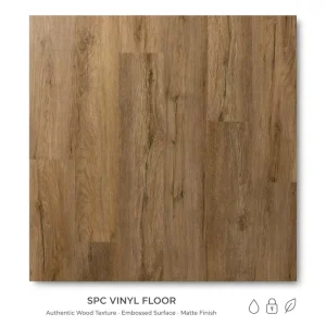 Fireproof SPC Flooring, Sustainable SPC Click Flooring for Luxury VIP Room