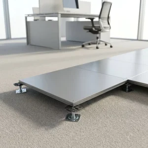 Fireproof Steel Raised Floor 600x600x30mm for Infrastructure Flooring