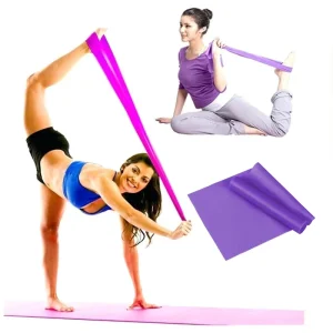 Fitness Accessories Flat Latex Resistance Band Stretch Workout Yoga Bands