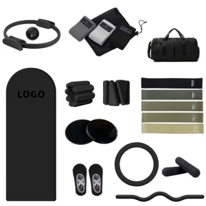 Fitness Accessories Unisex Pilates Accessories Kit Pilates Gym Fabric Resistance Band Yoga Block Pilates Ring