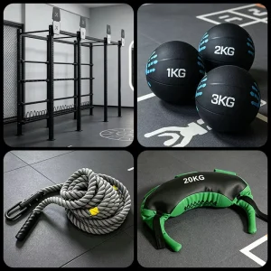 Fitness Activity Push pull Training Equipment Wall Ball air Bike air Rower Battle Rope Multi Rack