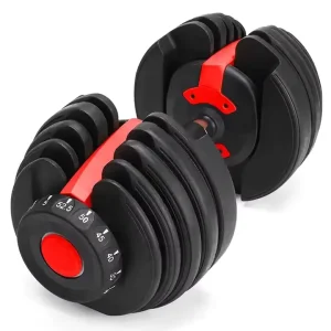 Fitness Adjustable Dumbbell Set, 90LB/40KG, Bodybuilding