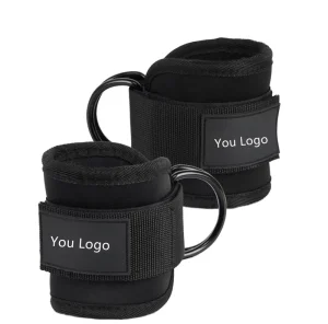 Fitness Adjustable Durable D-Ring Ankle Wrist Cuffs Cable Ankle Strap for Fitness Equipment