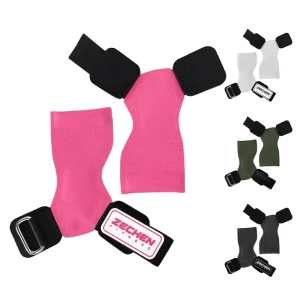Fitness Anti-Slip Deadlift Hand Grips Wear-Resistant Palm Protector Callus Guard for Weightlifting